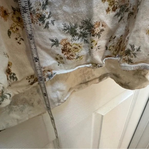 Sezane Cream Floral Button-Down Shirt - Picture 4 of 6